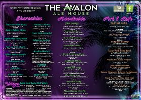 10x14 avalon sheet menu